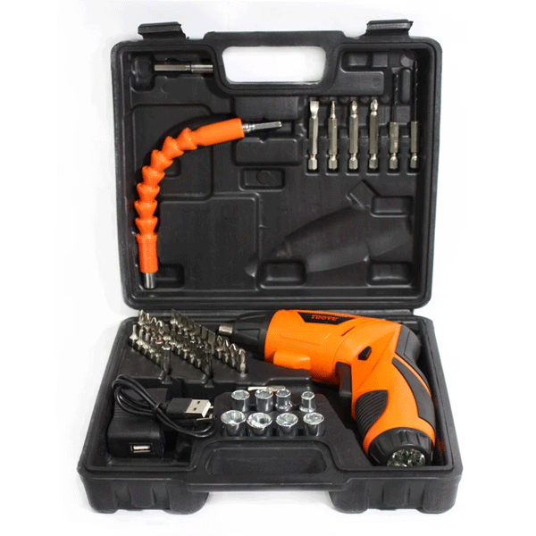 پیچ گوشتی شارژی  مجموعه 47 عددی مدل 47PCS