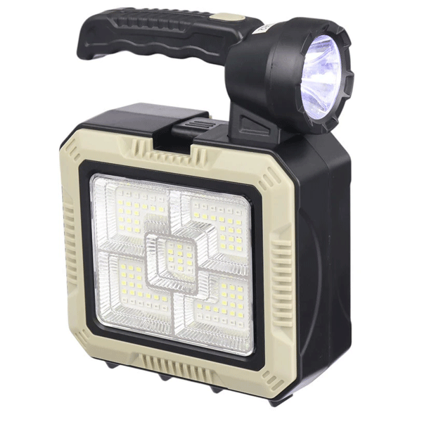 چراغ قوه و جعبه ابزار چندکاره با شارژر خورشیدی مدل C-7739